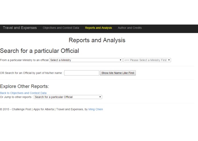 Alberta Public Disclosure of Travel and Expenses examine expenses and receipts – screenshot 8