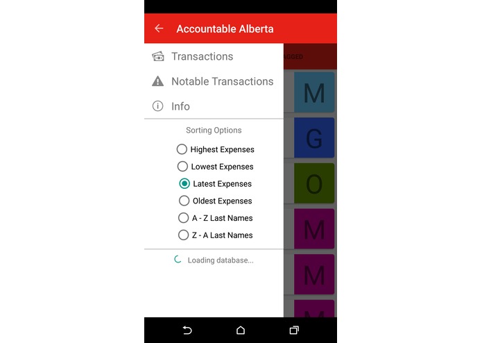 Accountable Alberta – screenshot 3