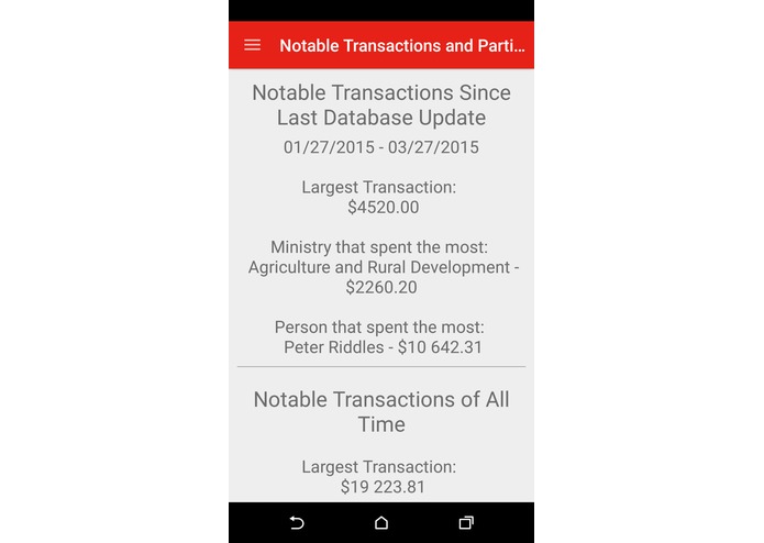 Accountable Alberta – screenshot 5