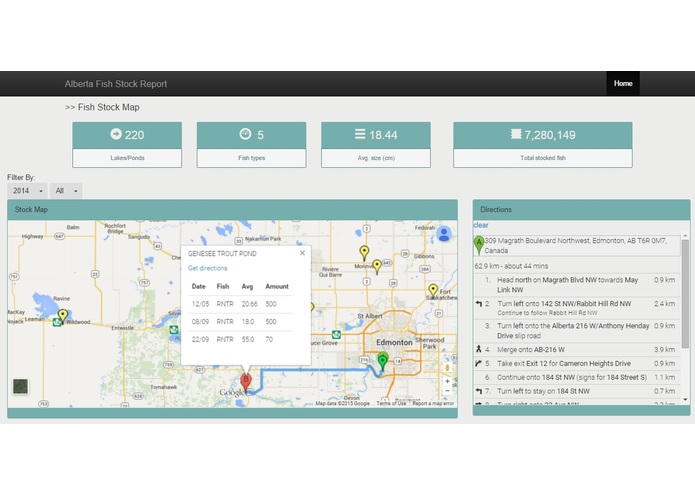 Alberta Fish Stocking Report – screenshot 1