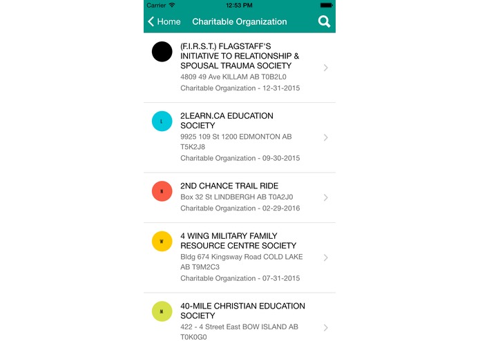 Alberta BIZ – screenshot 3