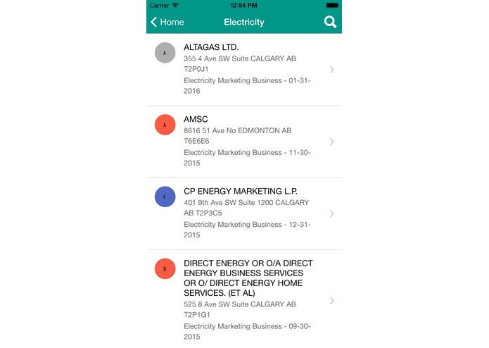 Alberta BIZ – screenshot 5