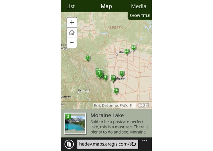 Tour Alberta – screenshot 1