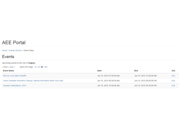 Alberta Events Expenses Portal (AEEP) – screenshot 4