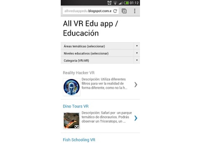 All VR Edu app – screenshot 4