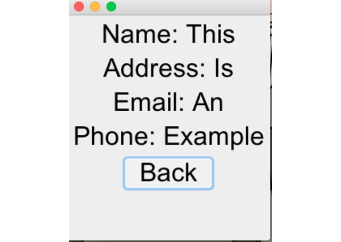 Address Book – screenshot 2