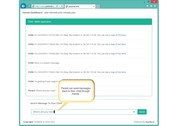 IMOK Powered By Kandy.io - Keeping Children Safe – screenshot 6