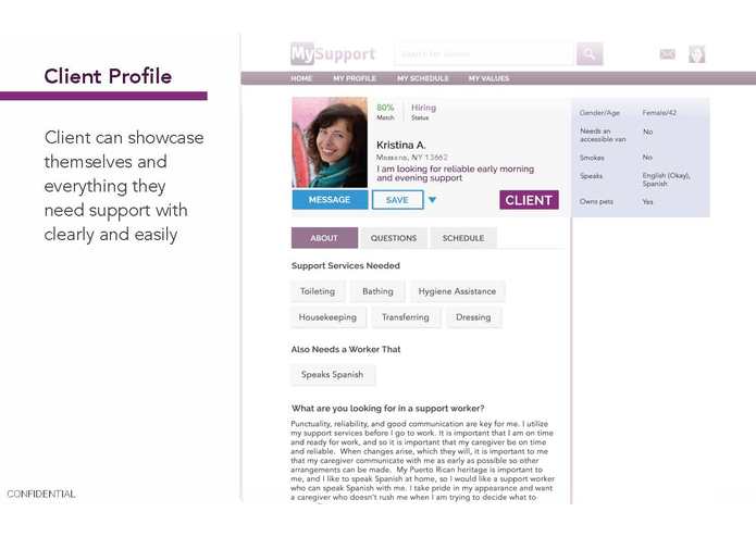 MySupport - The Match.com of Homecare Support – screenshot 6