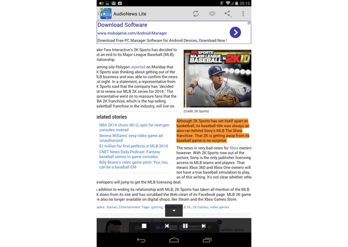 Audio News – screenshot 6