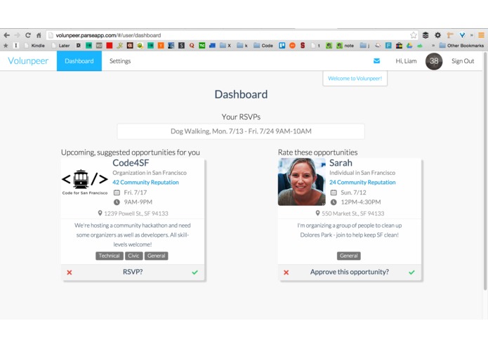 Volunpeer – screenshot 2