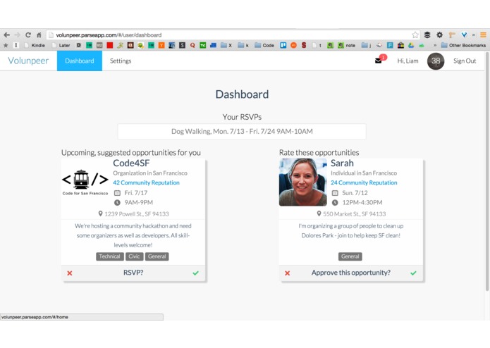 Volunpeer – screenshot 5