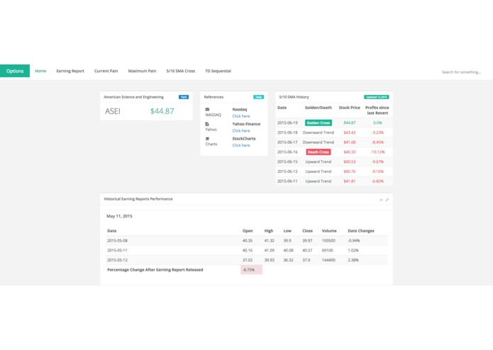 Earnings Report – screenshot 2