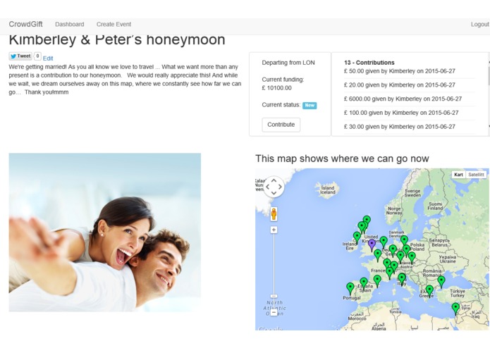 CrowdGift – screenshot 3