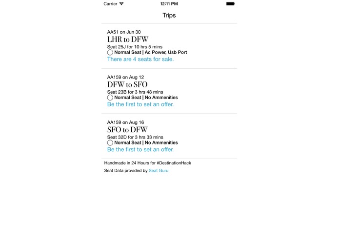 SeatSwap – screenshot 3