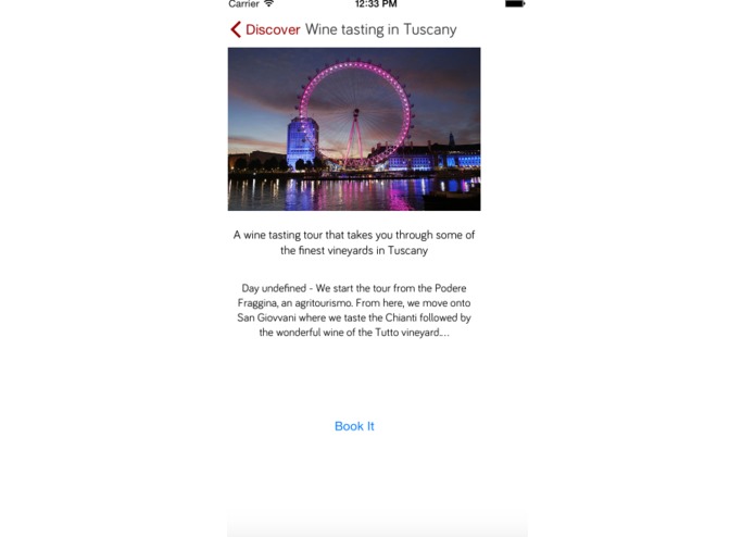GypsyFeet London Hack – screenshot 2