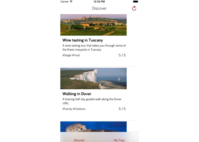 GypsyFeet London Hack – screenshot 3
