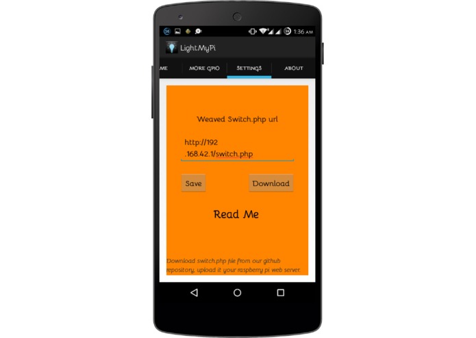LightMyPi – screenshot 2