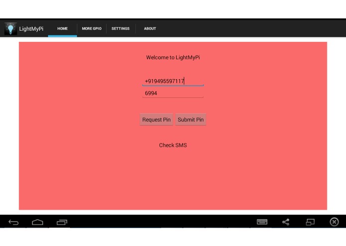 LightMyPi Nexmo – screenshot 1