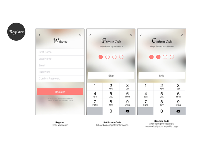 Memor App Design – screenshot 14
