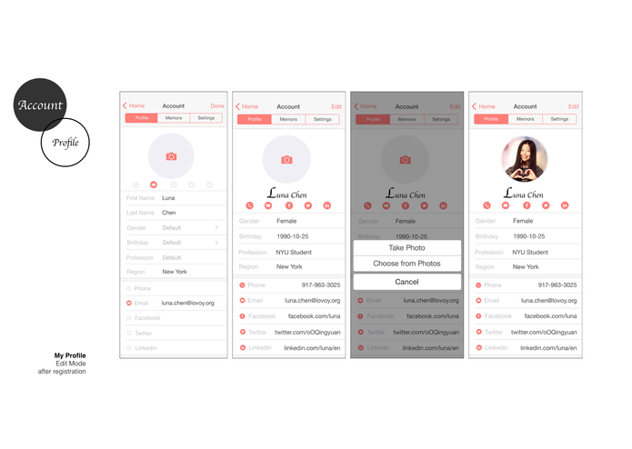 Memor App Design – screenshot 16