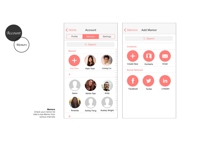 Memor App Design – screenshot 17