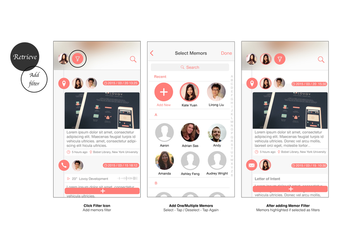 Memor App Design – screenshot 24