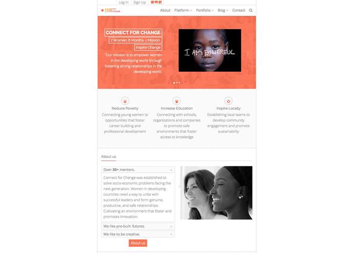 Connect for Change – screenshot 2