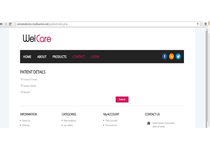 Remote Doctor Monitoring System – screenshot 3