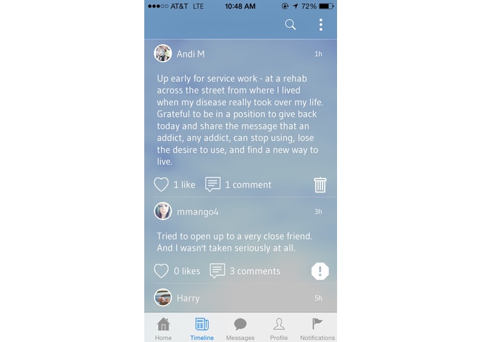 iRecover App – screenshot 3