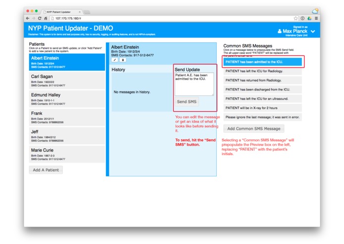 NYP Patient Updater – screenshot 5