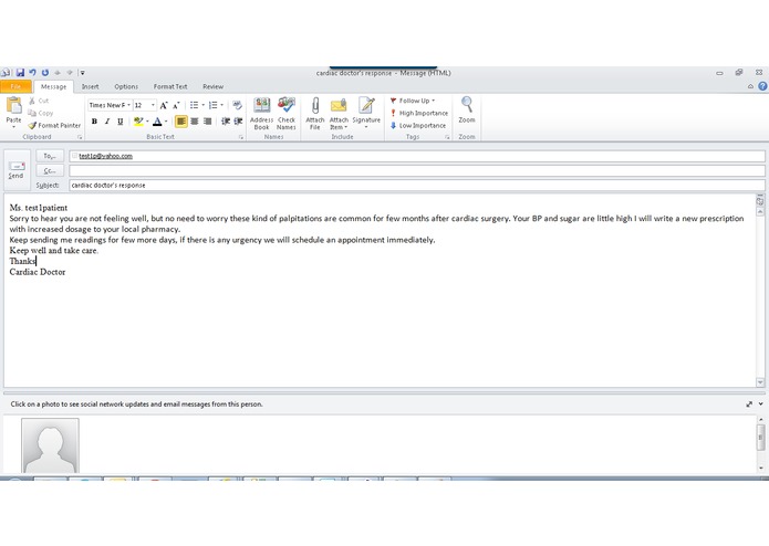 Tele-Patient Track – screenshot 3