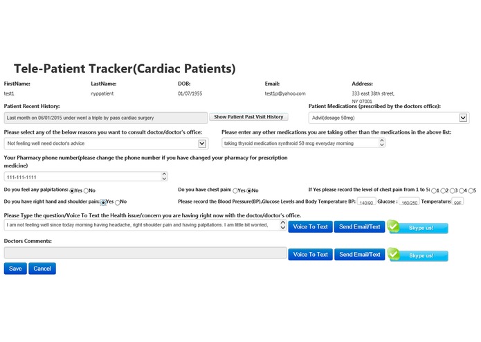 Tele-Patient Track – screenshot 5