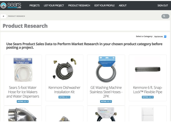 Sears Innovation Labs – screenshot 5