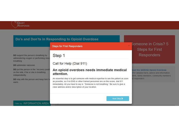 Smart Response for Opioid Addiction – screenshot 2
