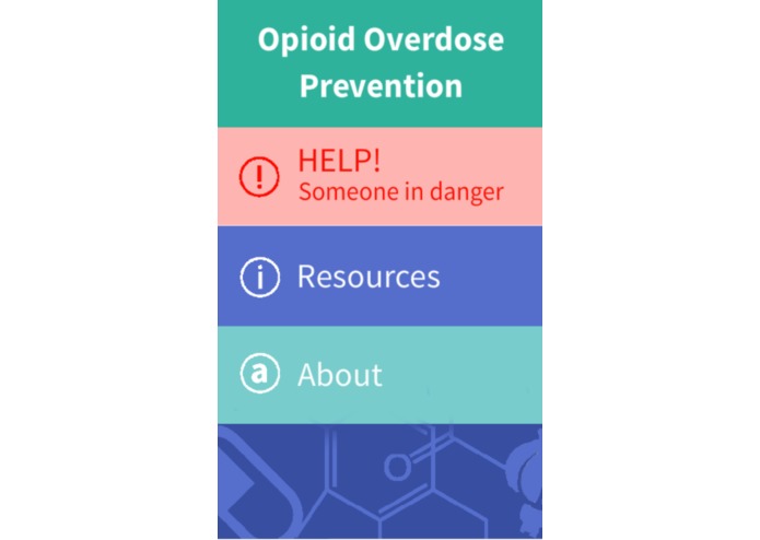 Opioid Overdose Prevention Android App – screenshot 2