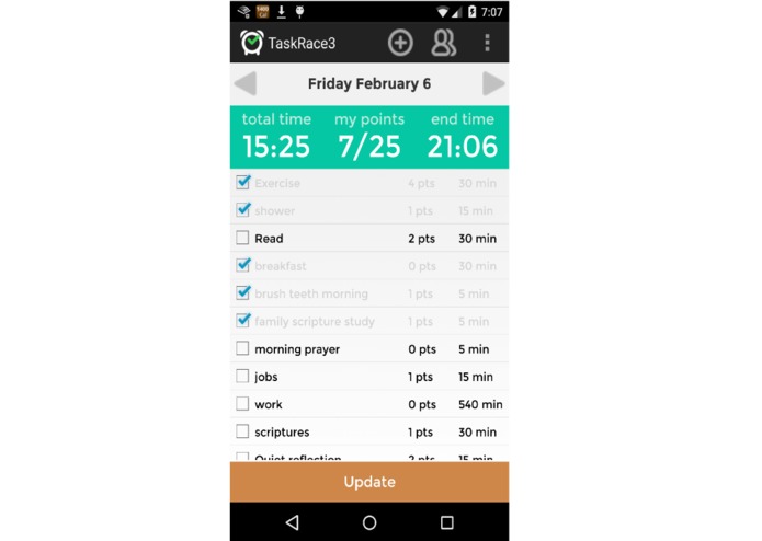 TaskRace – screenshot 1