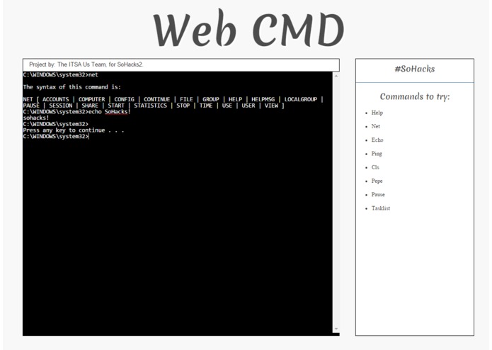 Web CMD - by ITSA Us – screenshot 1