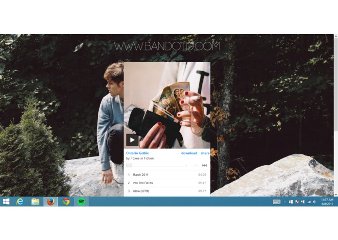 Band Of The Day Website – screenshot 1