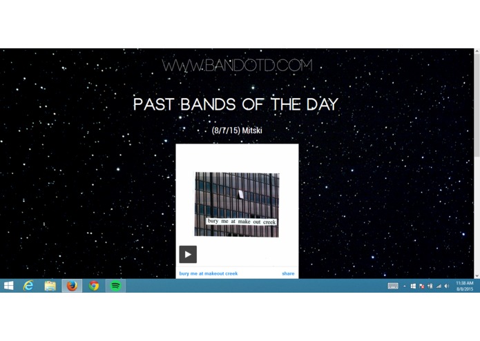 Band Of The Day Website – screenshot 2