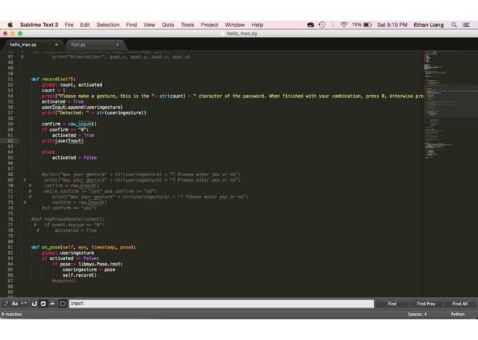 Motion Based Secure Entry – screenshot 1