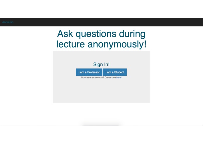 Anonimo – screenshot 1