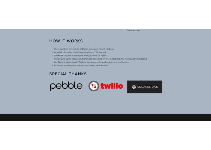 SafeSteps – screenshot 3