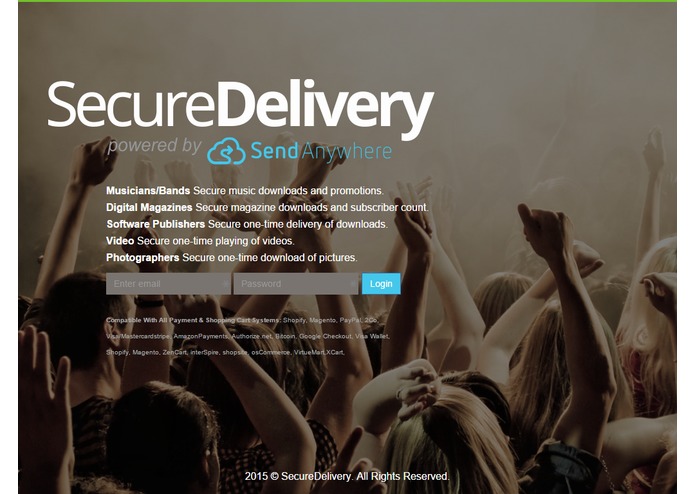 SecureDelivery powered by Send-Anywhere – screenshot 1