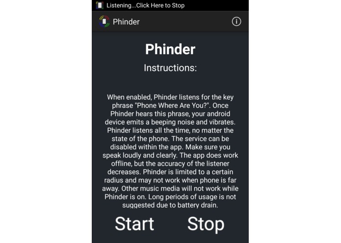 PhoneFinder – screenshot 1