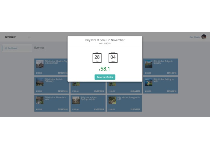 daytripppr – screenshot 2