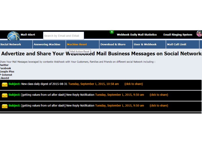 Mail-Alert (Mail Answering Machine) – screenshot 4