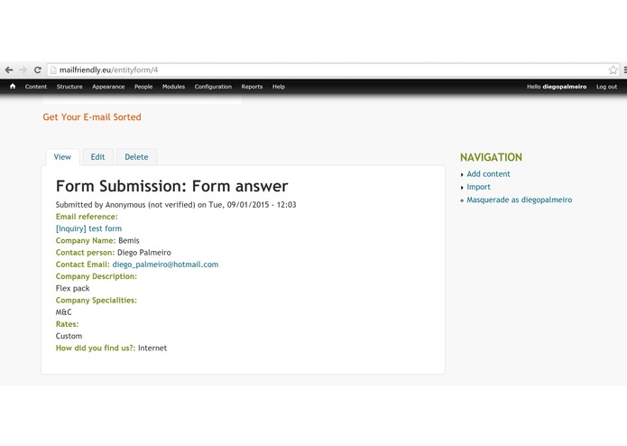 MailFriendLy – screenshot 3