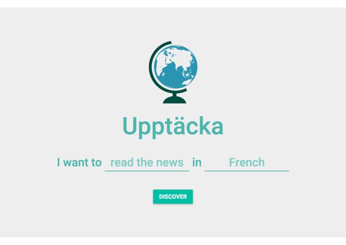 Upptäcka – screenshot 1