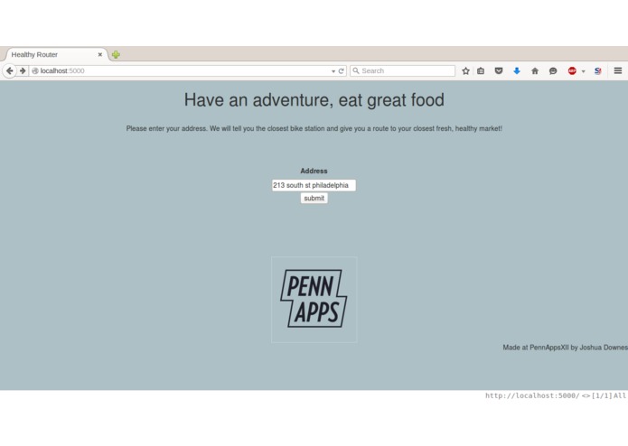 Healthy Route – screenshot 1