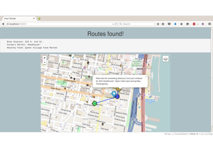 Healthy Route – screenshot 2